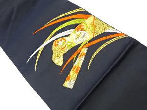 リサイクル　桐・橘・亀甲模様織出し名古屋帯